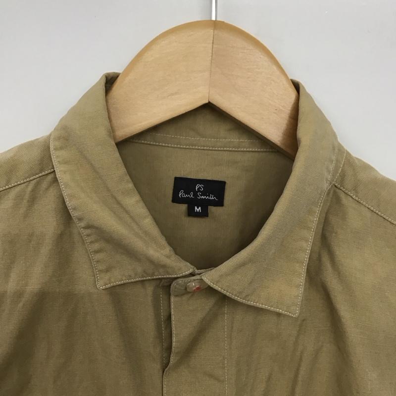 ポールスミス Paul Smith シャツ、ブラウス 長袖 長袖シャツ 無地シャツ カラーシャツ M 無地 ベージュ / ベージュ /  メンズ USED 古着 中古 10148253