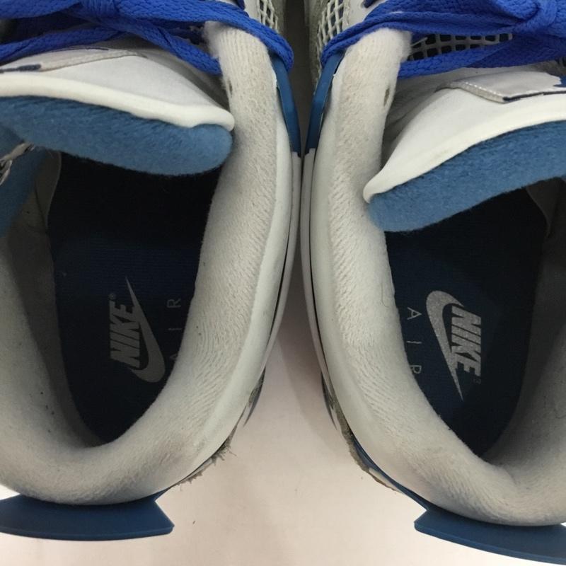 ナイキ NIKE スニーカー スニーカー FV5029-141 AIR JORDAN 4 RETRO 28cm 28.0cm ロゴ、文字 青 / ブルー / X 灰 / グレー /  メンズ USED 古着 中古 10129912