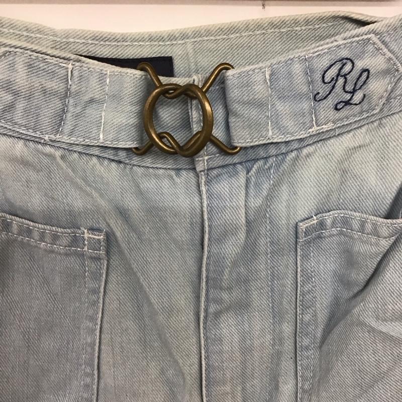 ポロラルフローレン POLO RALPH LAUREN パンツ デニム、ジーンズ 26インチ 無地 水色 / ライトブルー /  レディース USED 古着 中古 10131981