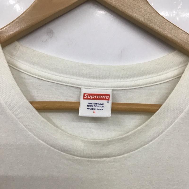 シュプリーム Supreme Tシャツ 半袖 17SS MIRAGETEE ミラージュTシャツ プリントTシャツ L プリント 白 / ホワイト /  メンズ USED 古着 中古 10128792