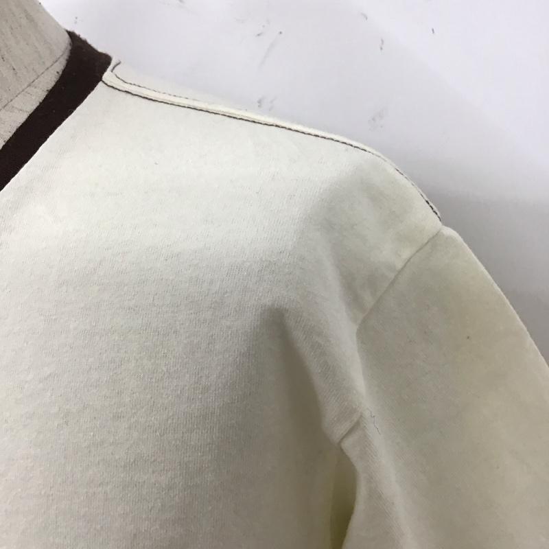 サウスツーウェストエイト South2 West8 Tシャツ 半袖 半袖カットソー プリントTシャツ クルーネックカットソー M ロゴ、文字 オフホワイト / オフホワイト /  メンズ USED 古着 中古 10111643