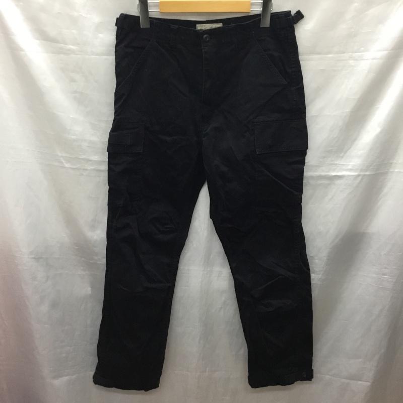 アヴィレックス AVIREX パンツ ワークパンツ、ペインターパンツ ワークパンツ ワイドパンツ カジュアルパンツ カーゴパンツ M 無地 黒 / ブラック /  メンズ USED 古着 中古 10122270