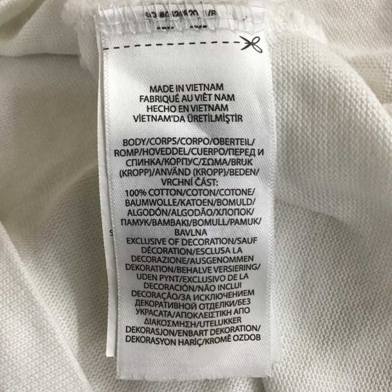 ポロバイラルフローレン Polo by RALPH LAUREN Tシャツ 半袖 半袖カットソー プリントTシャツ クルーネックカットソー M ロゴ、文字 白 / ホワイト /  メンズ USED 古着 中古 10116521
