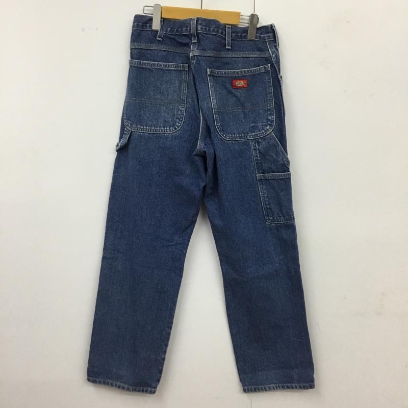ディッキーズ Dickies パンツ デニム、ジーンズ デニムパンツ ストレートパンツ ワイドパンツ カーゴパンツ 32インチ 無地 インディゴ / インディゴ /  メンズ USED 古着 中古 10113375