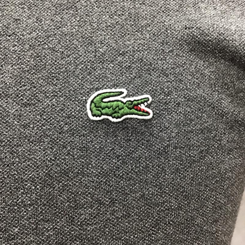 ラコステ LACOSTE ポロシャツ 半袖 L1264A 日本製 ワニ 2 ワンポイント 灰 / グレー /  メンズ USED 古着 中古 10112390