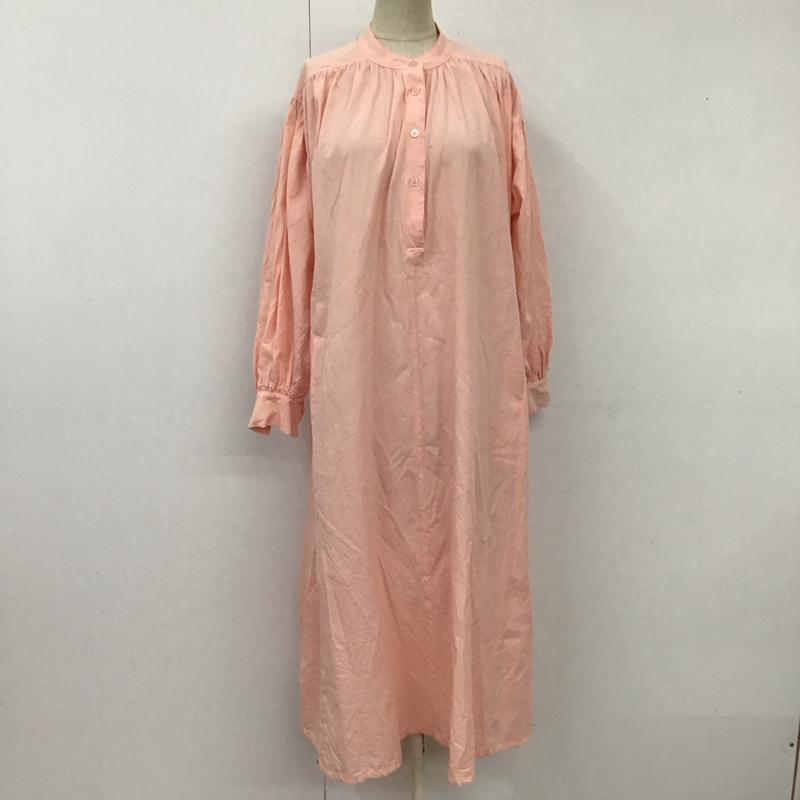 ティティベイト titivate ワンピース ロングスカート abxn1451 半袖ワンピース フレアスカート ロングワンピース S 無地 桃 / ピンク /  レディース USED 古着 中古 10117826