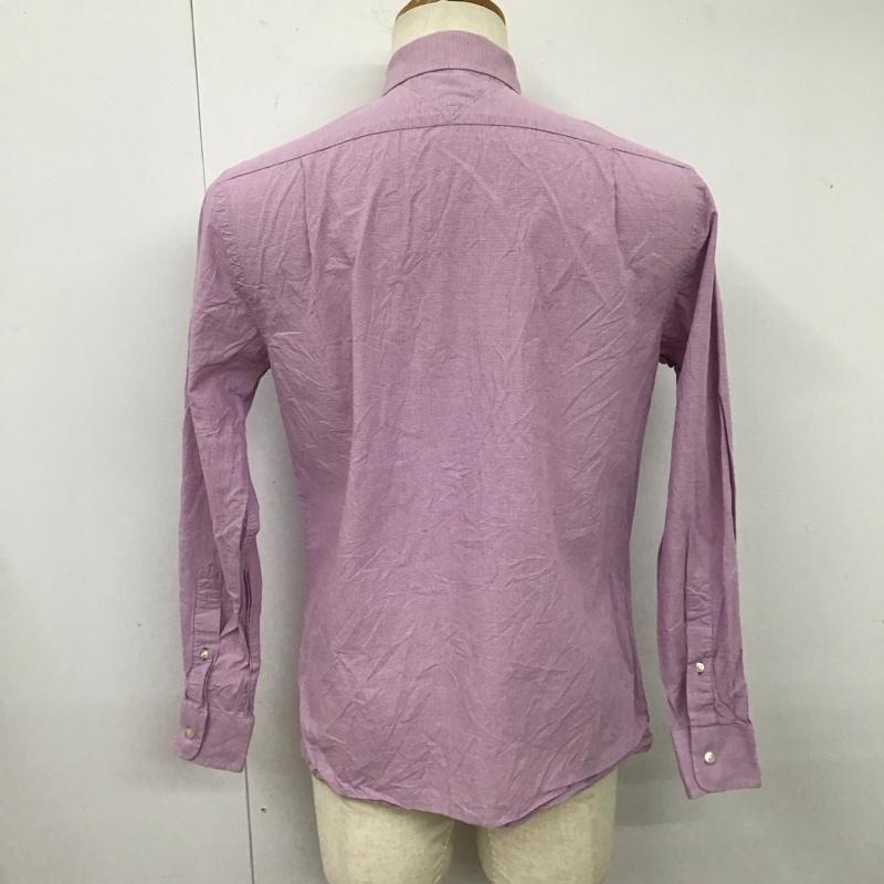 トミーヒルフィガー TOMMY HILFIGER シャツ、ブラウス 長袖 長袖シャツ カラーシャツ ポケットシャツ 長袖カットソー チェックシャツ チェック 紫 / パープル /  メンズ USED 古着 中古 10116431