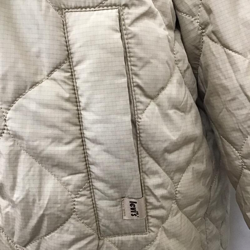 リーバイス Levi s ジャケット、上着 ジャケット、ブレザー pc9-a3259-0000 リバーシブル ボア M 無地 ベージュ / ベージュ / X 白 / ホワイト /  レディース USED 古着 中古 10119755