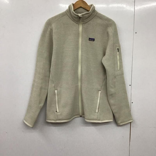 パタゴニア patagonia ジャケット、上着 ジャケット、ブレザー 25541fa14 ベターセータージャケット ジップアップジャケット スタンドカラー L ロゴ、文字 ベージュ / ベージュ /  レディース USED 古着 中古 10138808