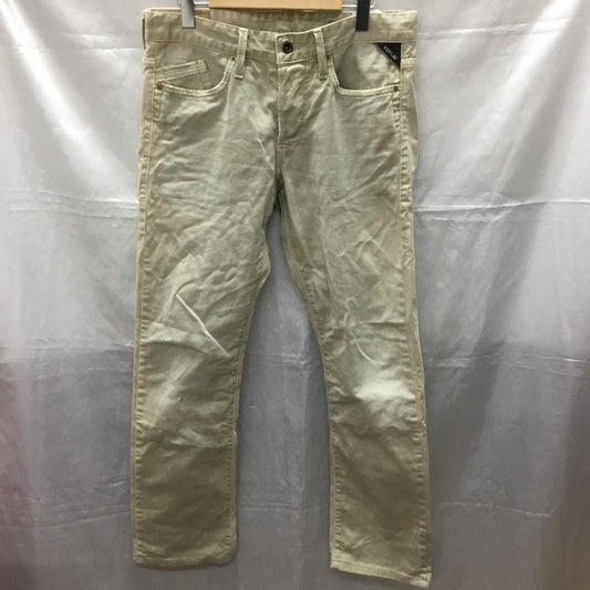 リプレイ REPLAY パンツ デニム、ジーンズ デニムジーンズ スリムパンツ ストレートパンツ 31インチ 無地 ベージュ / ベージュ /  メンズ USED 古着 中古 10114052