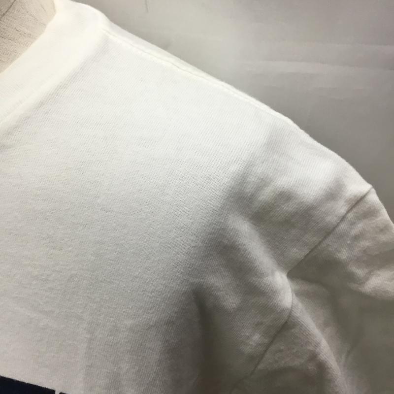 サンタスティック SANTASTIC! Tシャツ 半袖 半袖カットソー プリントTシャツ クルーネックカットソー M プリント 白 / ホワイト /  メンズ USED 古着 中古 10122916