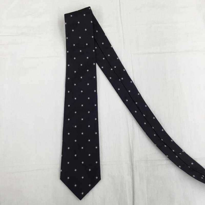 ポールスミス Paul Smith ネクタイ ネクタイ 星 黒 / ブラック / X 銀 / シルバー /  メンズ USED 古着 中古 10143912