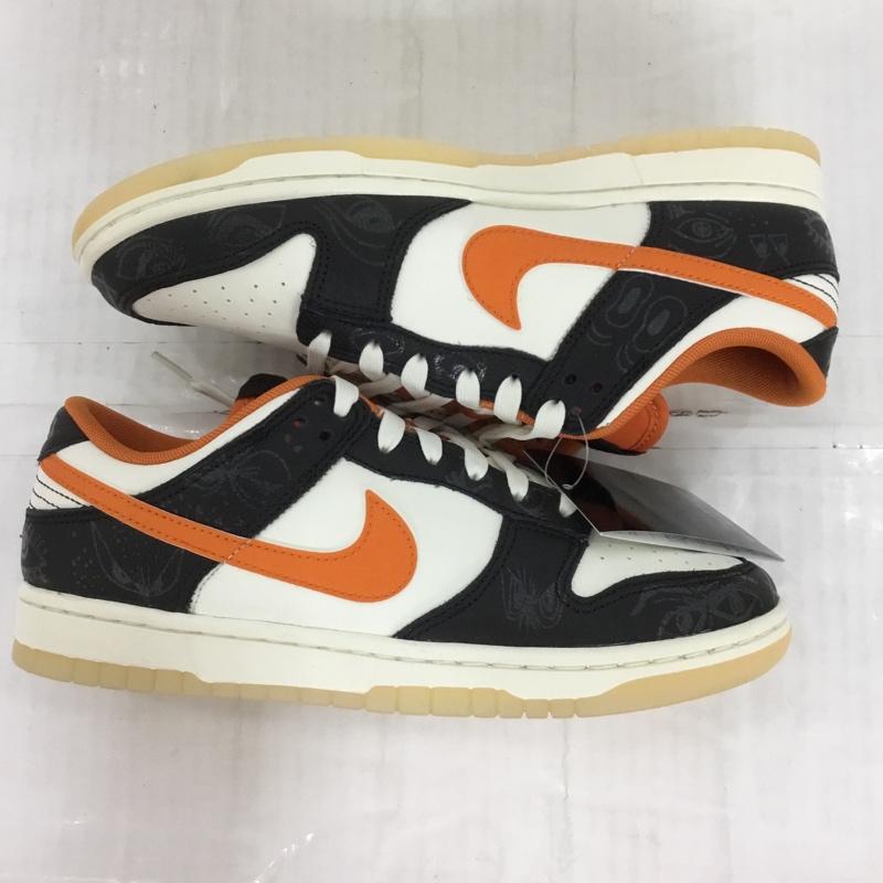 ナイキ NIKE スニーカー スニーカー DD3357-100 DUNK LOW RETRO PREMIUM 26cm 箱有 26.0cm ロゴ、文字 白 / ホワイト / X 黒 / ブラック / X 橙 / オレンジ /  メンズ USED 古着 中古 10124199