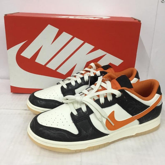 ナイキ NIKE スニーカー スニーカー DD3357-100 DUNK LOW RETRO PREMIUM 26cm 箱有 26.0cm ロゴ、文字 白 / ホワイト / X 黒 / ブラック / X 橙 / オレンジ /  メンズ USED 古着 中古 10124199