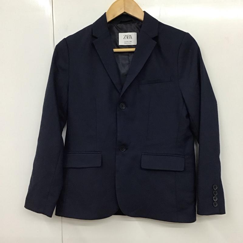 ザラ ZARA ジャケット、上着 ジャケット、ブレザー 1608 665 401 キッズ テーラードジャケット 140cm 140cm 無地 紺 / ネイビー /  ボーイズ USED 古着 中古 10117755