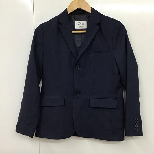 ザラ ZARA ジャケット、上着 ジャケット、ブレザー 1608 665 401 キッズ テーラードジャケット 140cm 140cm 無地 紺 / ネイビー /  ボーイズ USED 古着 中古 10117755