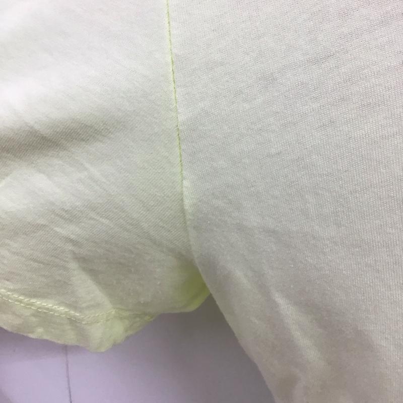 リプレイ REPLAY Tシャツ 半袖 クルーネック L ロゴ、文字 黄 / イエロー /  メンズ USED 古着 中古 10106937