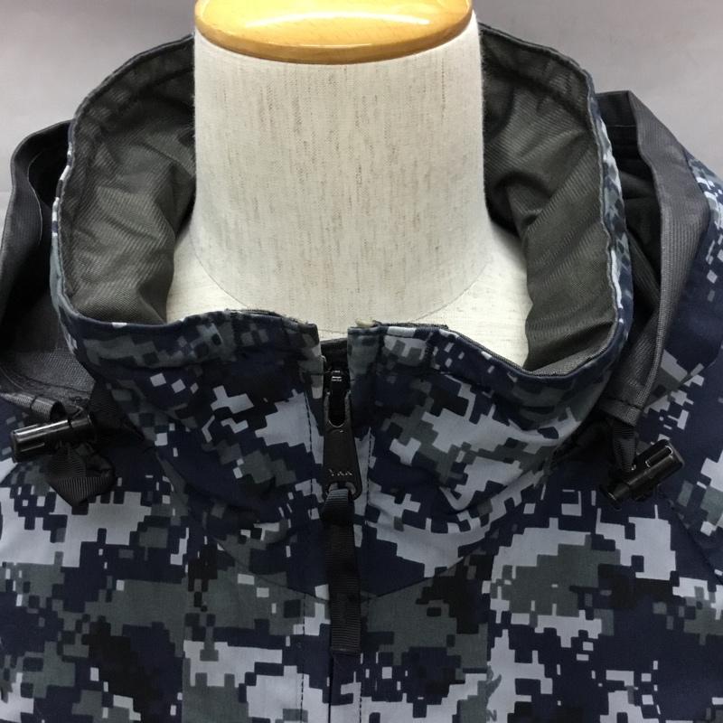 古着 USED ジャケット、上着 ジャケット、ブレザー 8415-01-539-9916 USネイビー ミリタリー GORE TEX L カモフラージュ柄・迷彩 紺 / ネイビー / X 灰 / グレー / X ダークグレー / ダークグレー /  メンズ USED 古着 中古 10109683