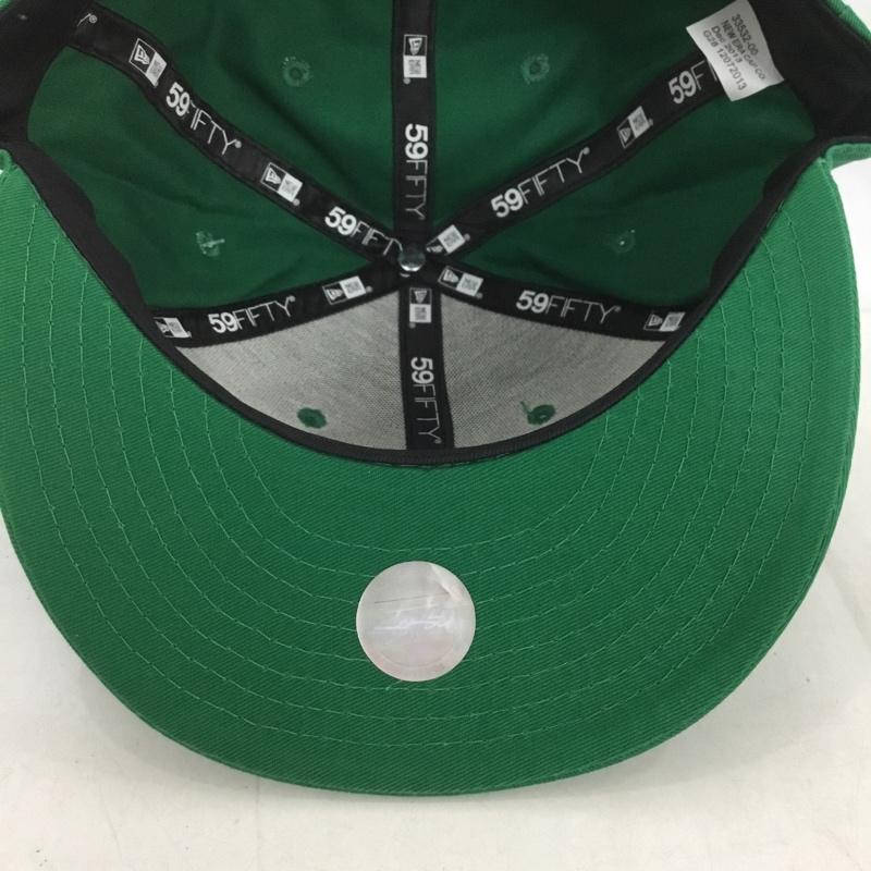 ステューシー STUSSY 帽子 キャップ 131314 BIG SS NEW ERA CAP 59FIFTY タグ付き ロゴ、文字 緑 / グリーン /  メンズ USED 古着 中古 10133404