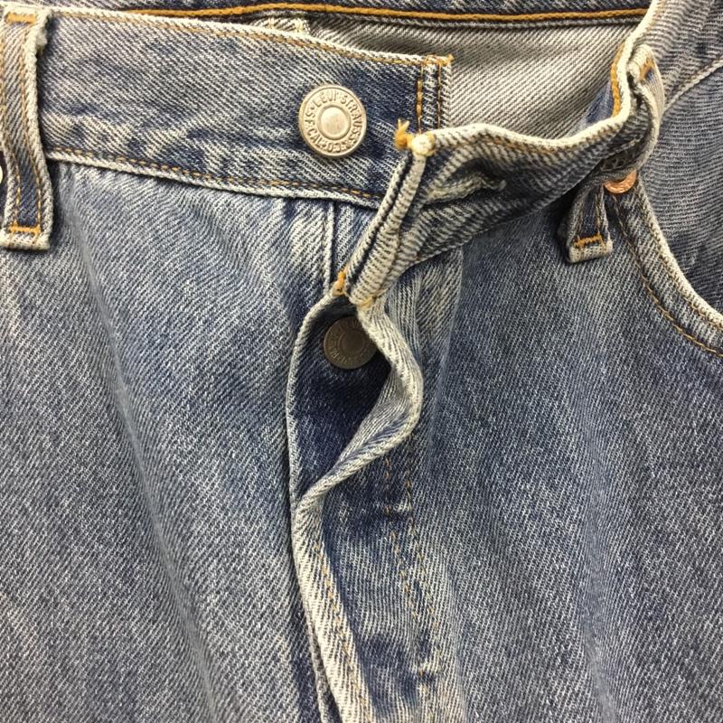 リーバイス Levi s パンツ デニム、ジーンズ 501 6182 W34 L32 USA製 34インチ 無地 青 / ブルー /  メンズ USED 古着 中古 10116130