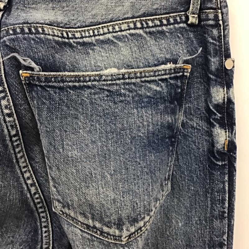アッパーハイツ upperhights パンツ デニム、ジーンズ 187108 ストレート 23 無地 青 / ブルー /  レディース USED 古着 中古 10121600