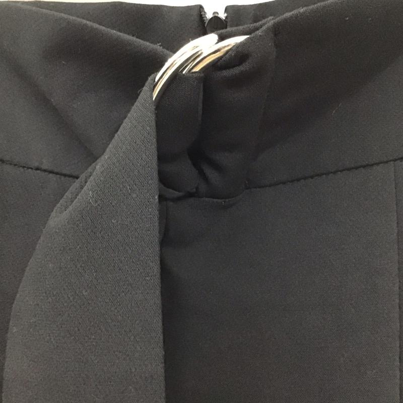 ザラ ZARA パンツ スラックス 1608 231 800 ハイウエスト テーパードパンツ タグ付き S 無地 黒 / ブラック /  レディース USED 古着 中古 10118501