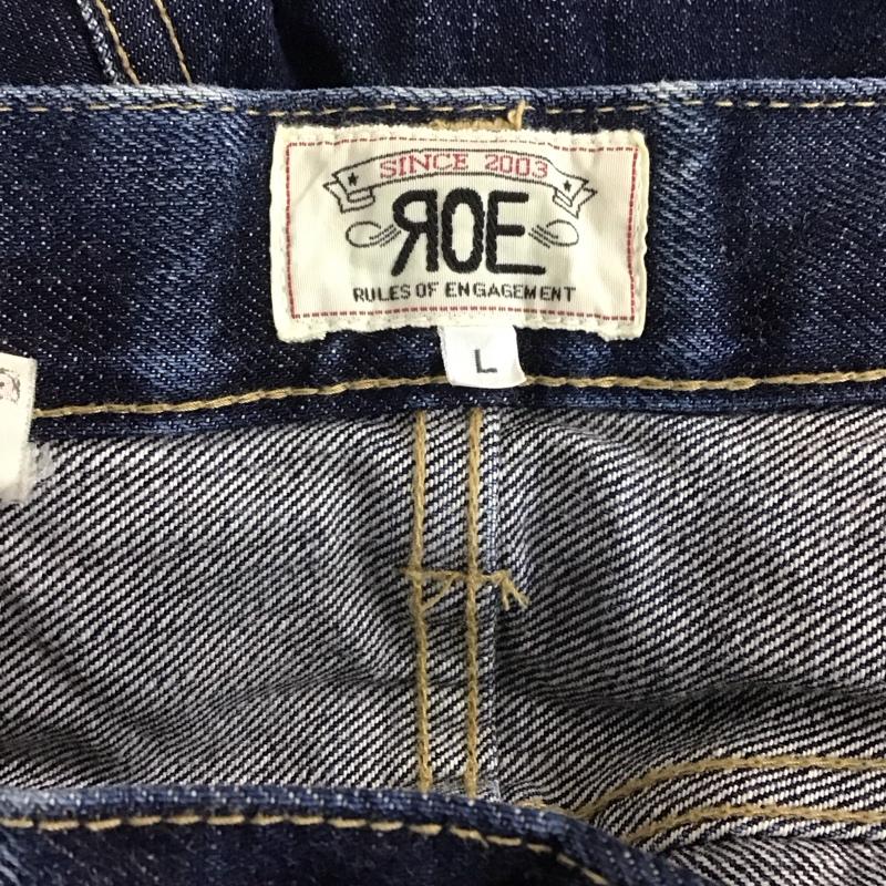 エンゲージメント ENGAGEMENT パンツ デニム、ジーンズ デニムパンツ ストレートパンツ ワイドパンツ カジュアルパンツ L 無地 インディゴ / インディゴ /  メンズ USED 古着 中古 10109155