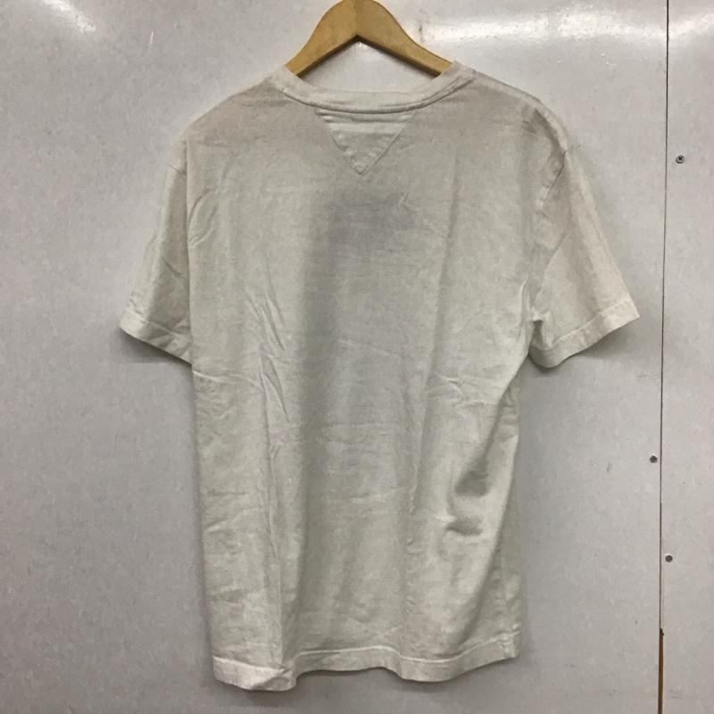 トミー ジーンズ TOMMY JEANS Tシャツ 半袖 半袖カットソー プリントTシャツ クルーネックカットソー M ロゴ、文字 白 / ホワイト /  メンズ USED 古着 中古 10139765