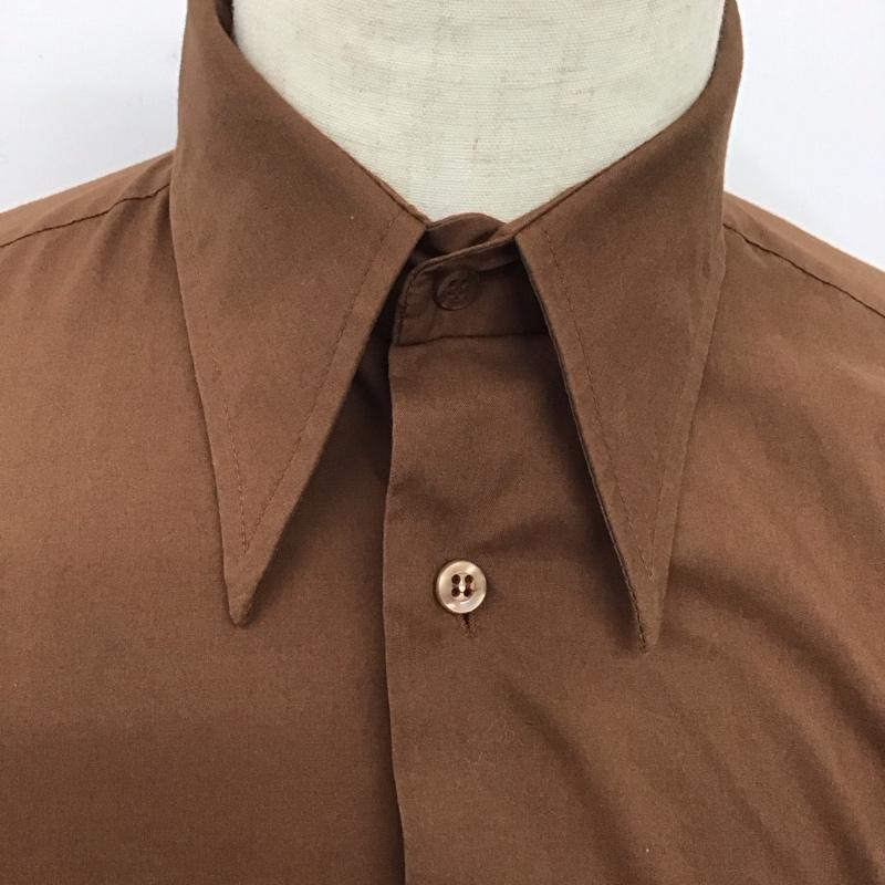 古着 USED シャツ、ブラウス 長袖 古着 70 s MONTGOMERYWARD モンゴメリーワードデニムカバーオールジャケット 無地 茶 / ブラウン /  メンズ USED 古着 中古 10125750