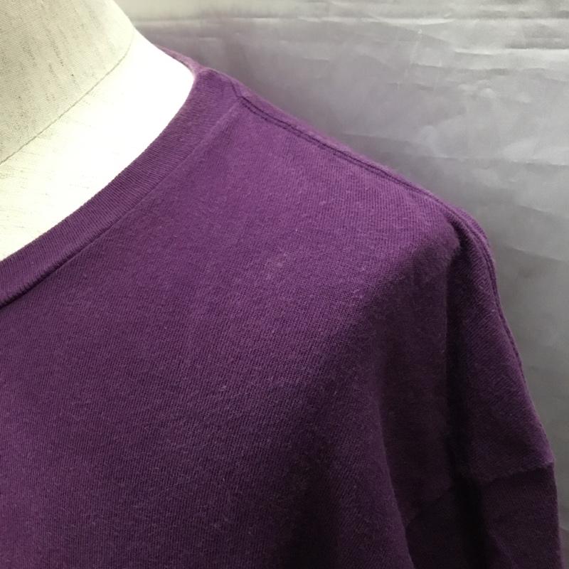 ステューシー STUSSY Tシャツ 半袖 バックプリント L ロゴ、文字 紫 / パープル /  メンズ USED 古着 中古 10118953