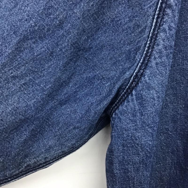 ユニクロ UNIQLO ジャケット、上着 ジャケット、ブレザー 311-457212 ユーティリティデニムジャケット カラージャケット アウター L 無地 インディゴ / インディゴ /  メンズ USED 古着 中古 10138767