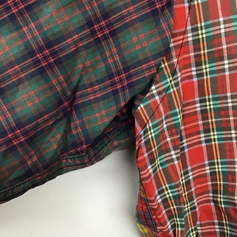 古着 USED シャツ、ブラウス 長袖 長袖シャツ チェックシャツ カラーシャツ ボタンダウンシャツ M チェック マルチカラー / マルチカラー /  メンズ USED 古着 中古 10145041