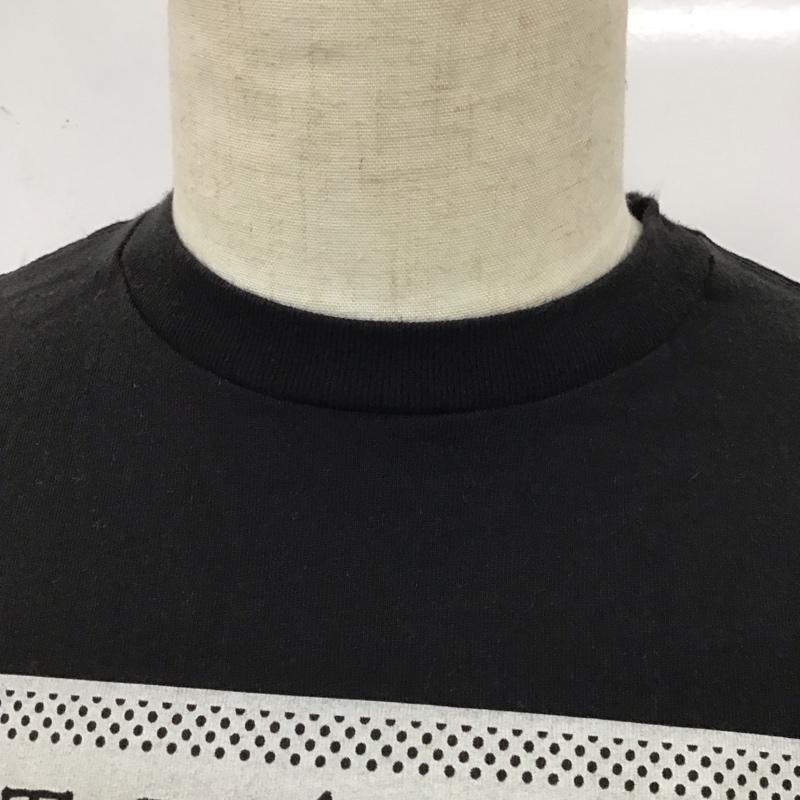 ステューシー STUSSY カットソー 長袖 長袖カットソー クルーネックカットソー ロングスリーブカットソー プリントTシャツ M プリント 黒 / ブラック /  メンズ USED 古着 中古 10119958