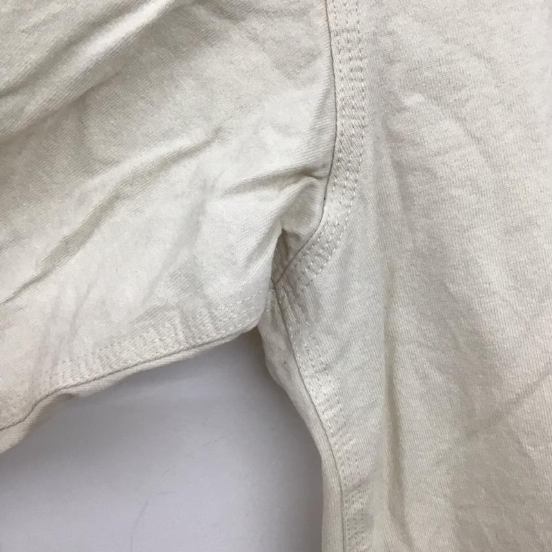 カーハート Carhartt カットソー 長袖 長袖カットソー クルーネックカットソー プリントカットソー XS ロゴ、文字 ベージュ / ベージュ /  メンズ USED 古着 中古 10147012