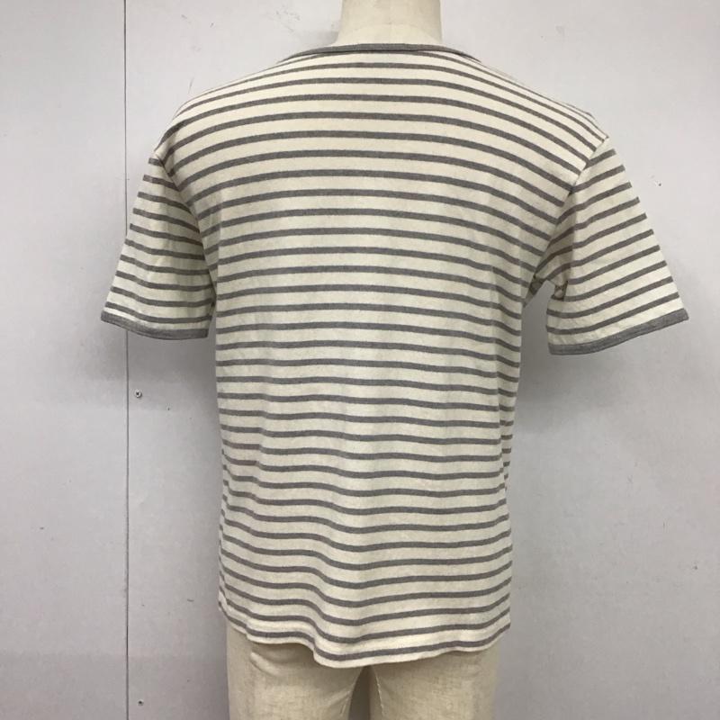 サディアスオニール THAD DEUS O NEIL カットソー 半袖 半袖カットソー プリントTシャツ クルーネックカットソー M ボーダー柄 マルチカラー / マルチカラー /  メンズ USED 古着 中古 10113133