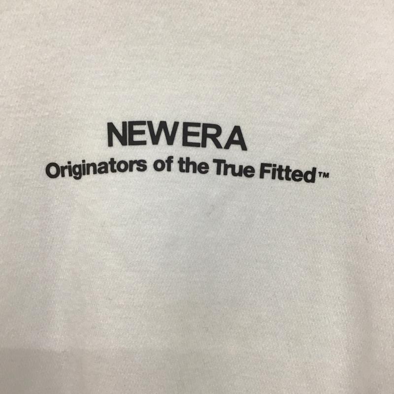 ニューエラ NEW ERA カットソー 長袖 長袖カットソー プリントカットソー クルーネック XL ロゴ、文字 白 / ホワイト /  メンズ USED 古着 中古 10146737