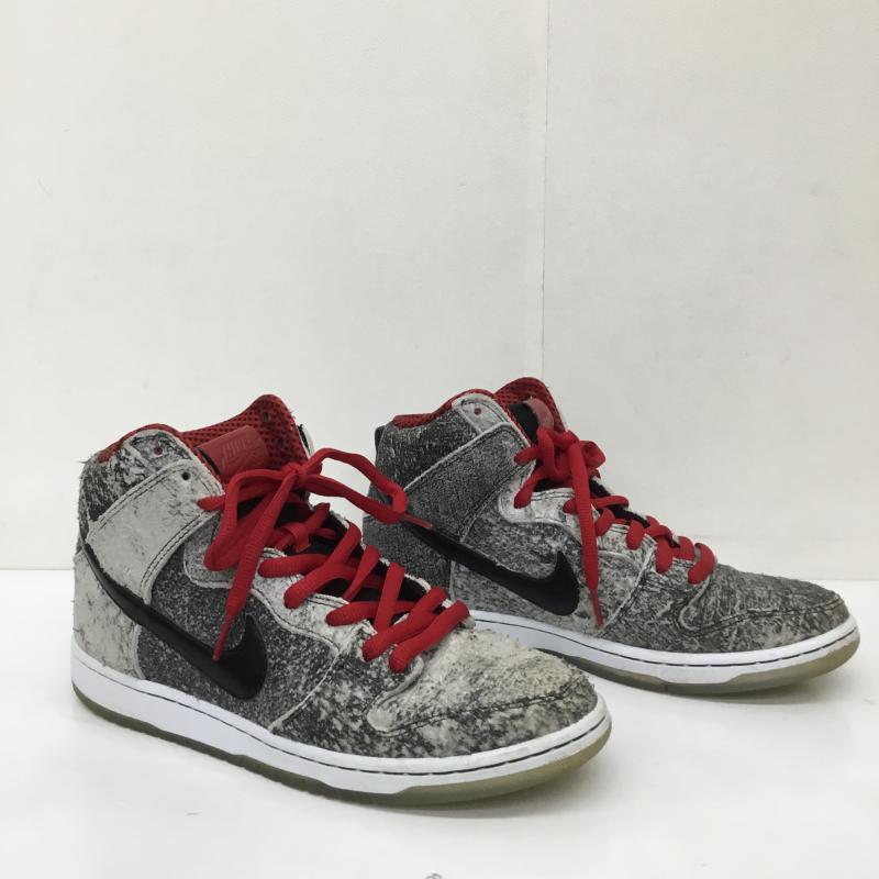 ナイキ NIKE スニーカー スニーカー DUNK HIGH PREMIUM 313171024 27.0cm ロゴ、文字 灰 / グレー /  メンズ USED 古着 中古 10110131