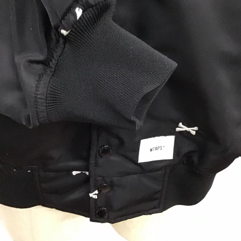 ダブルタップス W)TAPS ジャケット、上着 ジャンパー、ブルゾン 221tqdt-jkm01 ナイロンジャケット 22ss TEAM JACKET TEXTILE 2 総柄 黒 / ブラック /  メンズ USED 古着 中古 10121881