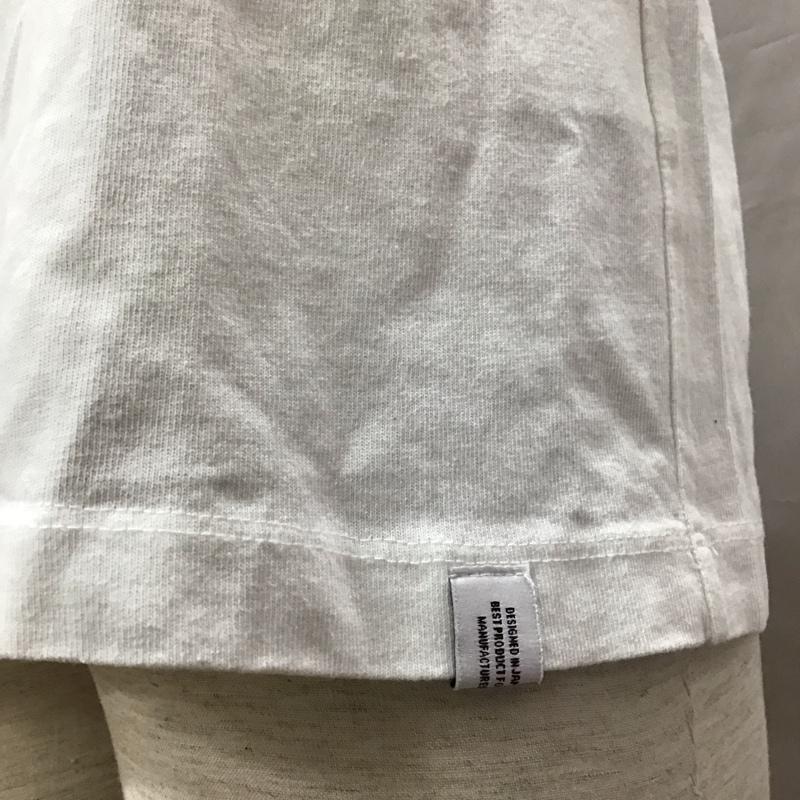 ベイフロー BAYFLOW Tシャツ 半袖 半袖カットソー プリントTシャツ クルーネックカットソー 2 ロゴ、文字 白 / ホワイト /  メンズ USED 古着 中古 10116176