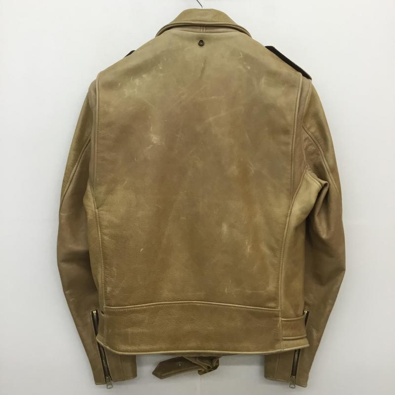 ショット schott ジャケット、上着 ライダース 40 無地 ベージュ / ベージュ /  メンズ USED 古着 中古 10110464