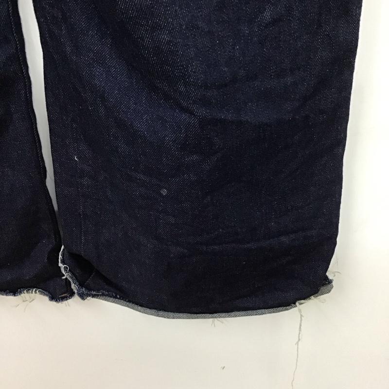 ザラ ZARA パンツ デニム、ジーンズ デニムパンツ ストレートパンツ ワイドパンツ カジュアルパンツ 36 無地 インディゴ / インディゴ /  レディース USED 古着 中古 10113271