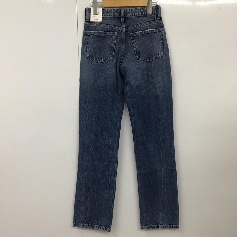 ザラ ZARA パンツ デニム、ジーンズ 4365 264 407 ストレート 無地 青 / ブルー /  レディース USED 古着 中古 10111532
