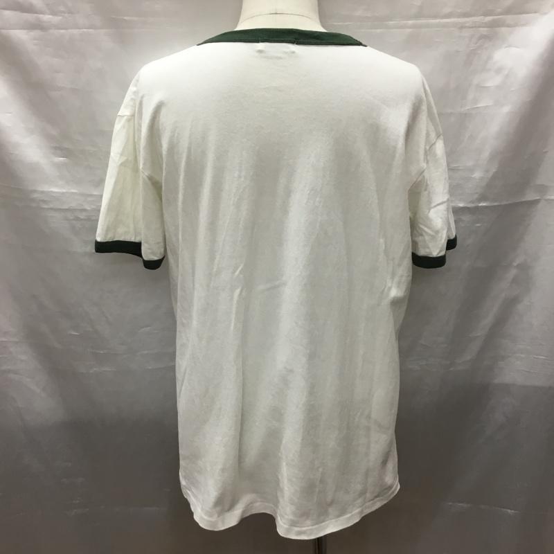 サイファーコード CypherCode Tシャツ 半袖 STYLE DISCIPLE リンガーTシャツ XL ロゴ、文字 白 / ホワイト / X カーキ / カーキ /  メンズ USED 古着 中古 10118947