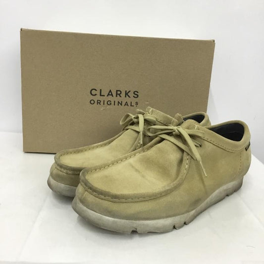 クラークス オリジナルズ Clarks Originals カジュアルシューズ カジュアルシューズ 21621 ワラビー GTX UK9 箱有 US：10 無地 ベージュ / ベージュ /  メンズ USED 古着 中古 10137377