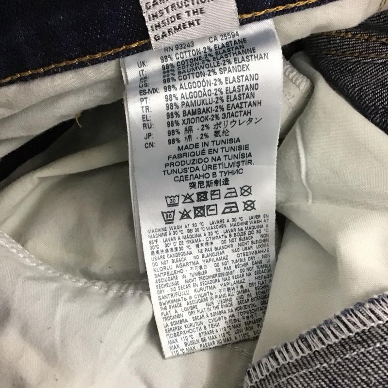 ディーゼル DIESEL パンツ デニム、ジーンズ デニムパンツ スリムパンツ カジュアルパンツ ストレッチパンツ 30インチ ダメージ加工 インディゴ / インディゴ /  メンズ USED 古着 中古 10147600