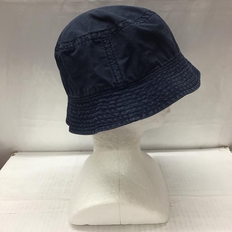ナイジェルケーボン Nigel Cabourn 帽子 ハット LYBRO コットン バケットハット 無地 紺 / ネイビー /  メンズ USED 古着 中古 10111787
