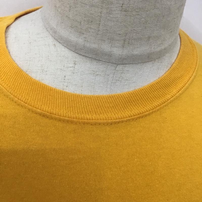 パンクドランカーズ PUNK DRUNKERS カットソー 長袖 長袖カットソー プリントカットソー クルーネック M プリント 黄 / イエロー /  メンズ USED 古着 中古 10125103