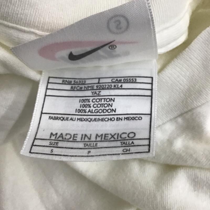 ナイキ NIKE Tシャツ 半袖 NME920220 KL4 クルーネック S ロゴ、文字 白 / ホワイト /  メンズ USED 古着 中古 10114343