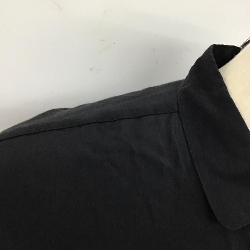 キディル KIDILL シャツ、ブラウス 長袖 KL489 レイヤードシャツ FREE 無地 黒 / ブラック /  メンズ USED 古着 中古 10117213