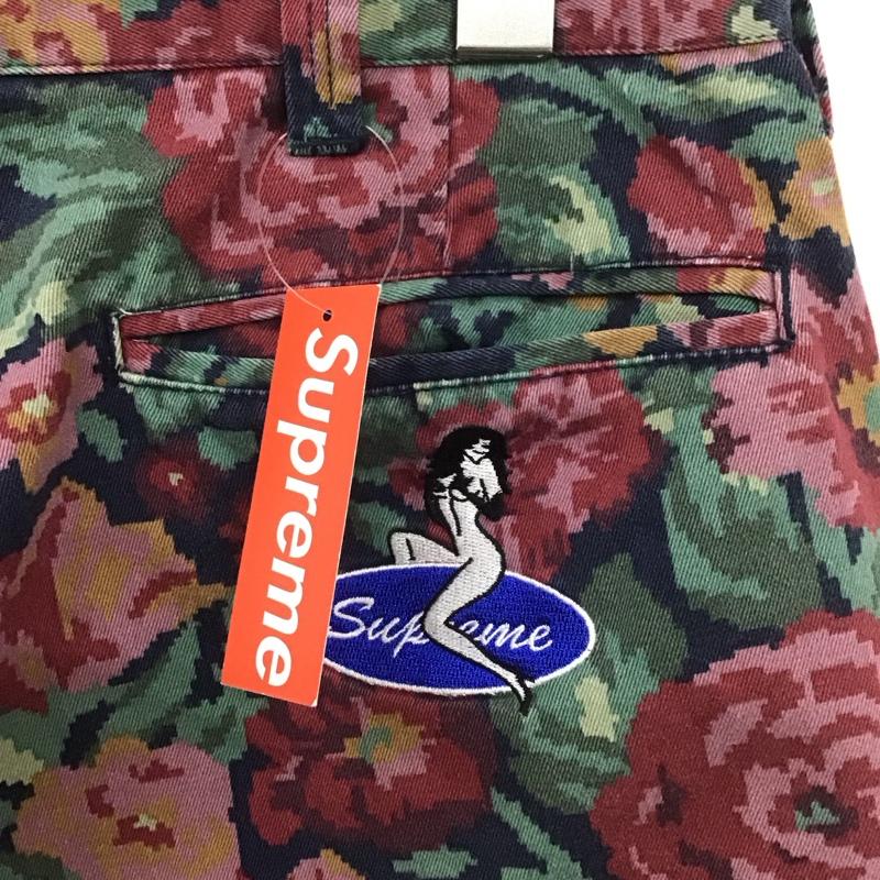シュプリーム Supreme パンツ デニム、ジーンズ 2020年秋冬 PinUpChinoPant ワイドパンツ 総柄 ジーンズ チノパン 32インチ 花柄 マルチカラー / マルチカラー /  メンズ USED 古着 中古 10106330